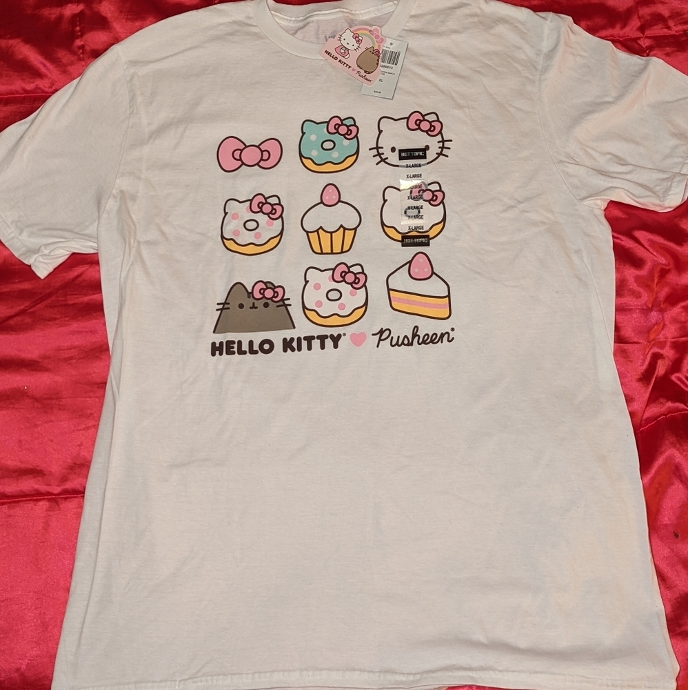 Sangria hello kitty printed tshirt